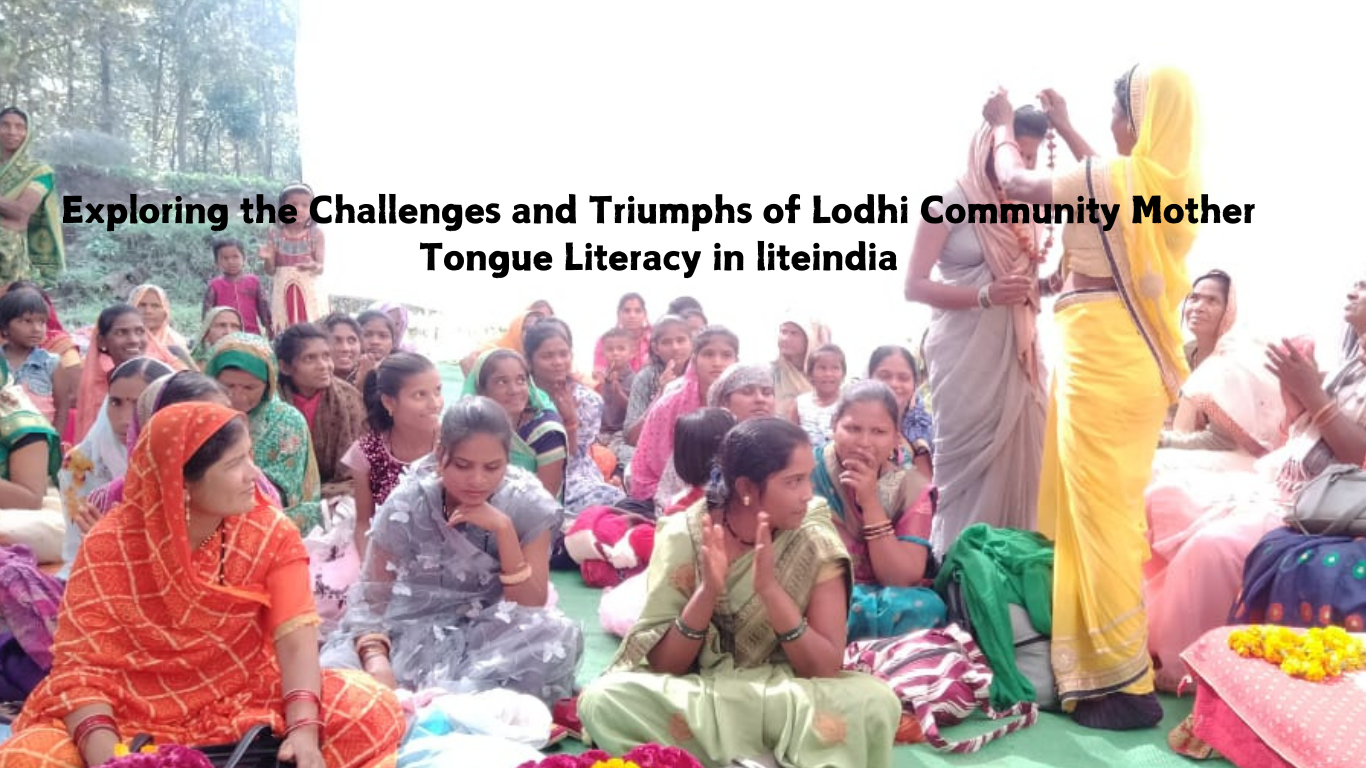 Lodhi community mother tongue literacy in liteindia